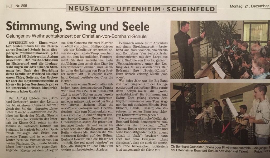 Bomhard Weihn. Konzert FLZ