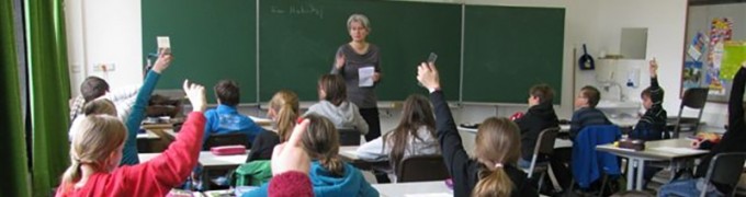 Grundschüler “beschnuppern” Bomhard-Schule